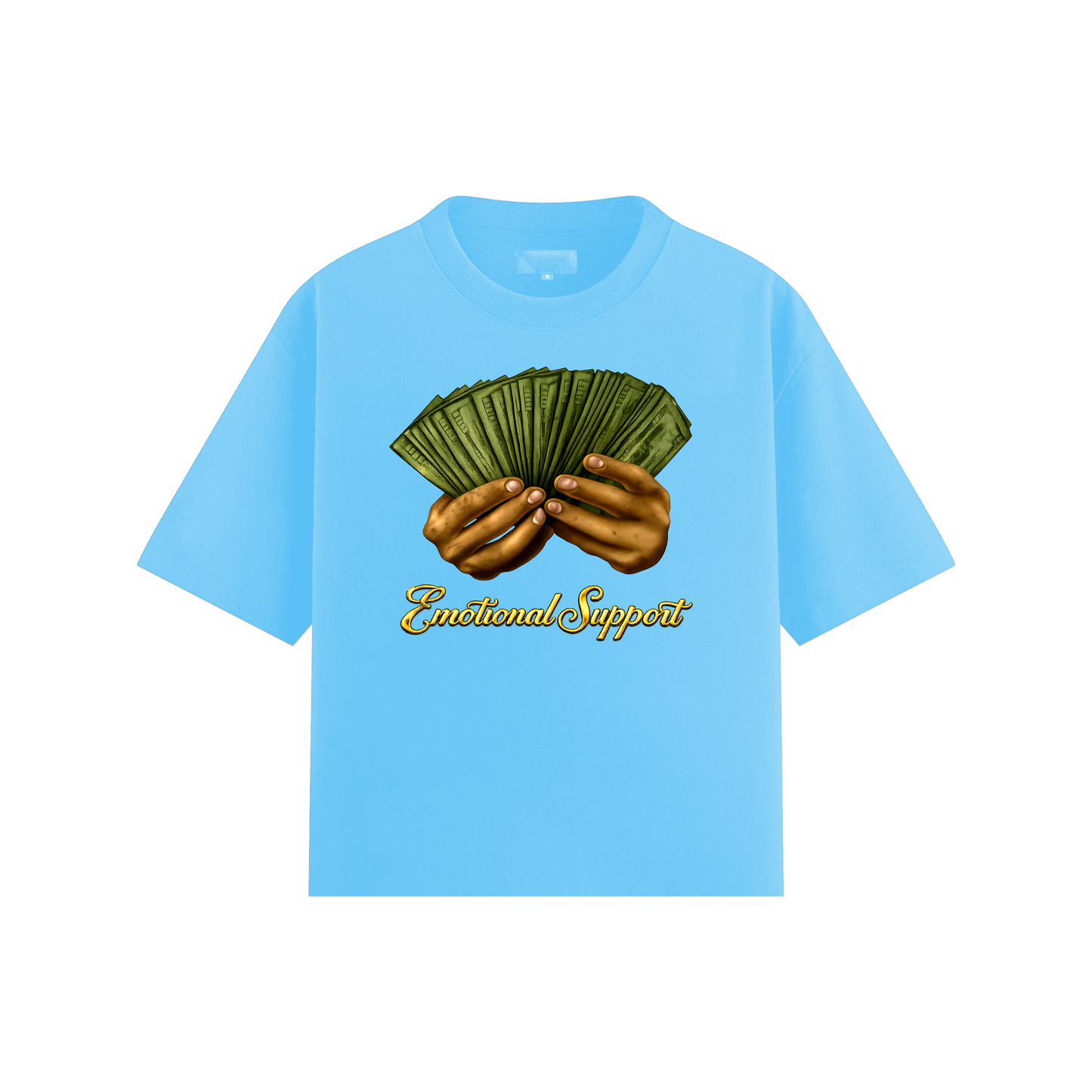 Emotional Support Tee - Gold Script